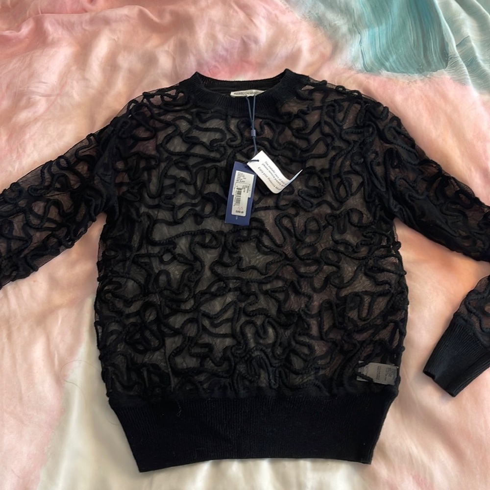 Rebecca Minkoff Pygar Squiggle Top NWT XS/XXS